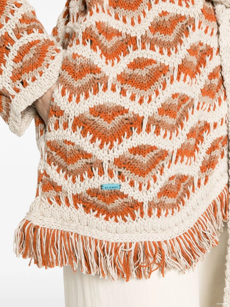 Affordable Alanui Hawa Mahal cardigan Women patterned-intarsia 0722